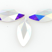 SWAROVSKI® ELEMENTS (2201) Marquise Flat Back 8x3.5mm Crystal AB