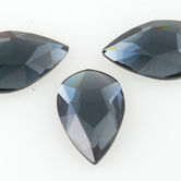 SWAROVSKI® ELEMENTS (2303) Pear Flat Back 8x5mm Graphite