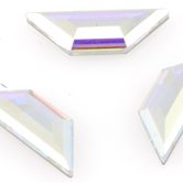 SWAROVSKI® ELEMENTS (2772) Trapeze Hot Fix Rhinestones 12.9x4.2mm Crystal AB