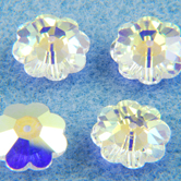 SWAROVSKI® ELEMENTS 3700 Marguerite Flower Beads 12mm Crystal AB (Unfoiled)