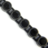 VALUE BRIGHT™ Plastic Rhinestone Banding 1 Row PP26 (SS13) Jet - Black