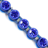 VALUE BRIGHT™ Plastic Rhinestone Banding 1 Row PP26 (SS13) Sapphire - Navy